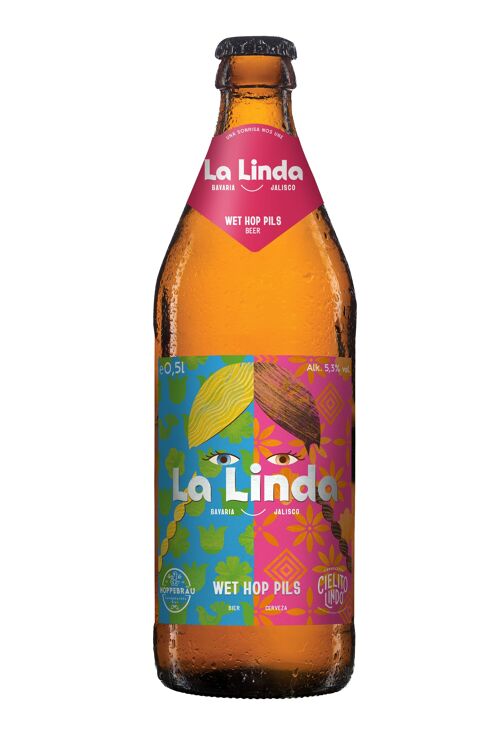 Hoppebräu X Cielito Lindo Wet Hop Pils "La Linda" 0,5l