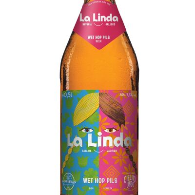 Hoppebräu X Cielito Lindo Pils de houblon humide "La Linda" 0,5l