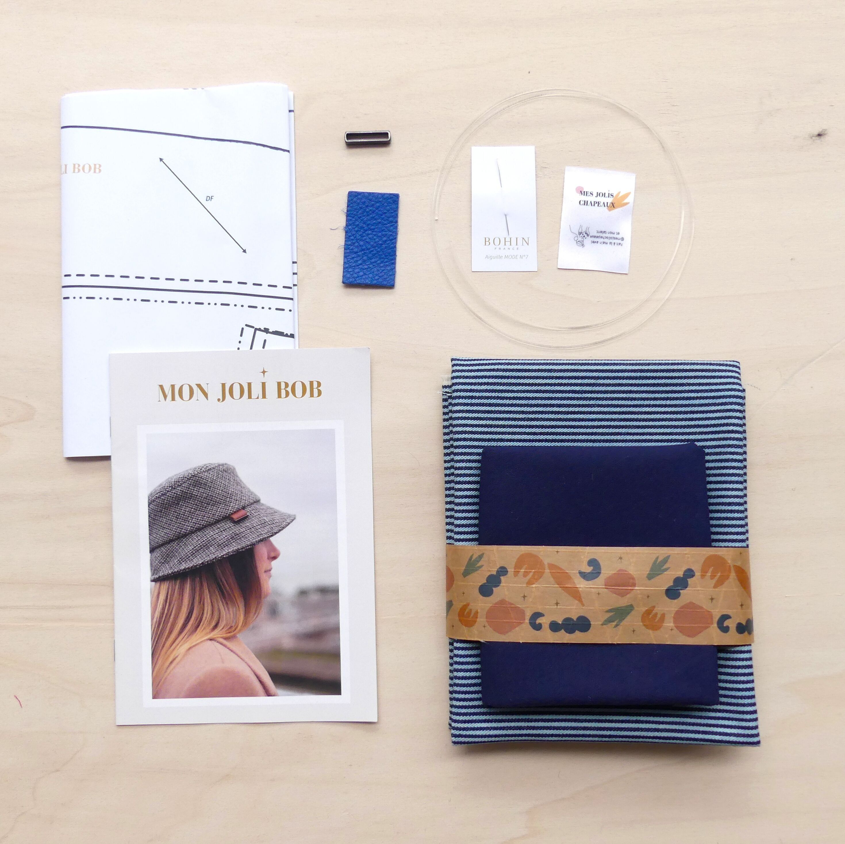 Kit de costura para coser un bob | Introducción a la sombrerería