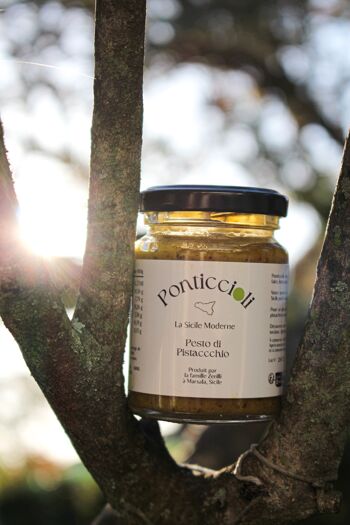 Pesto de pistache - Pesto di pistacchio 90g Produits siciliens 1