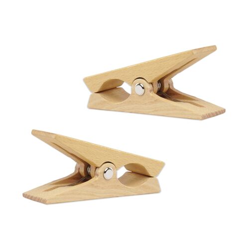 tuuli Wooden Pegs Large Wooden Pegs Clothes Pegs for Beach Towel Beach Lounger Yacht Pram Laundry Accessories