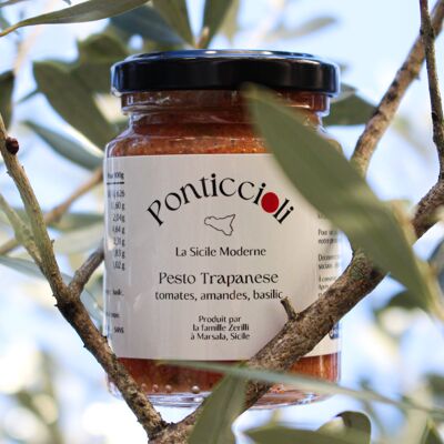 Pesto Trapanese 90g - Pesto siciliano di pomodori/mandorle