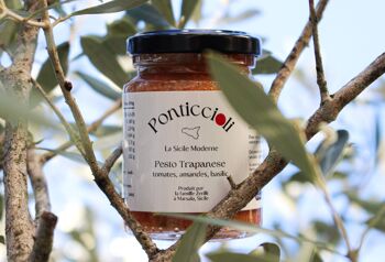 Pesto Trapanese 90g - Pesto tomates / amande sicilien 1
