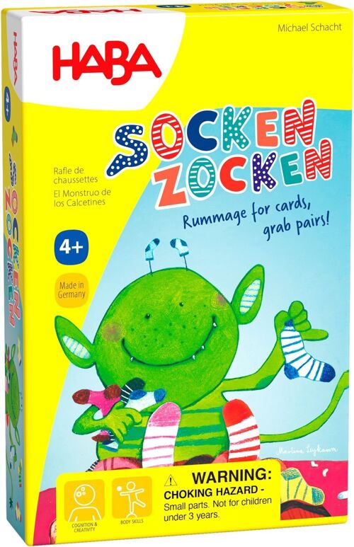 HABA Socken Zocken - Lucky Sock Dip Matching & Memory Game