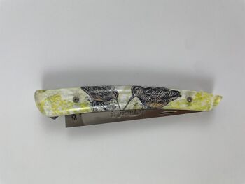 Couteau de poche Le Thiers Pote plein manche 12 cm - Inclusion Bécasse 3