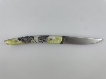 Couteau Le Thiers Pote plein manche 12 cm - Inclusion Bécasse 6