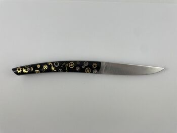 Couteau de poche Le Thiers Pote plein manche 12 cm - Inclusion montre 2