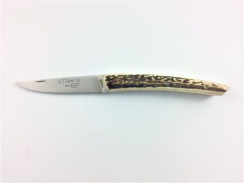 Couteau de poche Le Thiers Pote plein manche 12 cm - Bois de Cerf 1