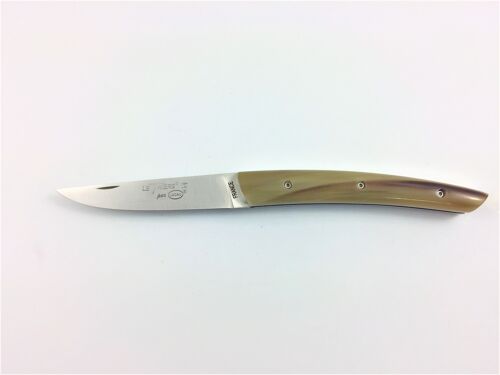 Couteau de poche Le Thiers Pote plein manche 12 cm - Corne Blonde