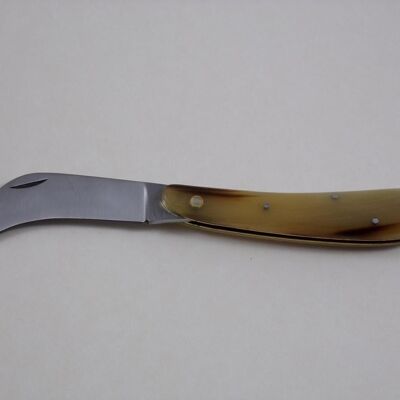 Cuchillo de poda de 11 cm mango integral de olivo