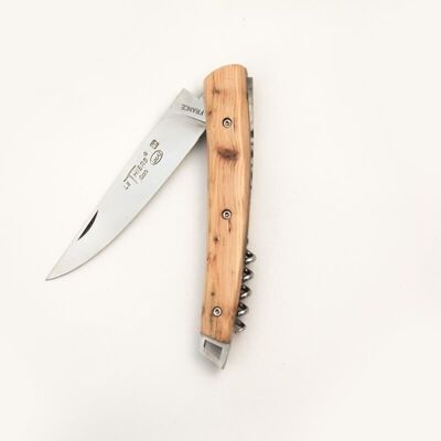 Coltello tascabile Le Smart 12 cm Cavatappi Ginepro