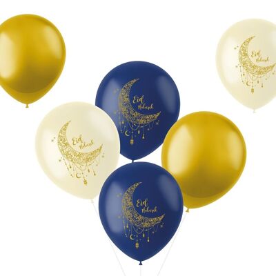 Balloons Eid Mubarak 33cm - 6 pieces