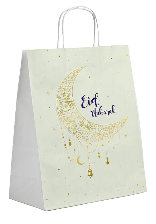Gift bags 'Eid Mubarak' - 20 x 10 x 27 cm - 6 pieces