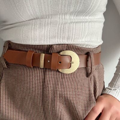 Custom Belt, Brown Leather Belt, Waist Belt, Women Leather Belt, Handmade Belt, Gift for Her, Made from Real Genuine Leather - Addiction