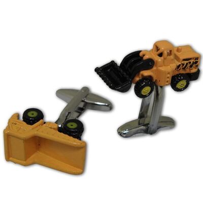 Lorry and Digger Cufflinks