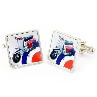 Lambretta Print Cufflinks