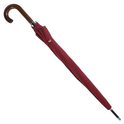 Long Auto Open Burgundy Umbrella