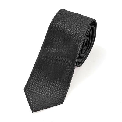 Microfiber Saffiano Pattern Tie