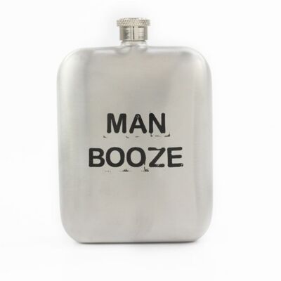 Flasque Man Booze - Argent