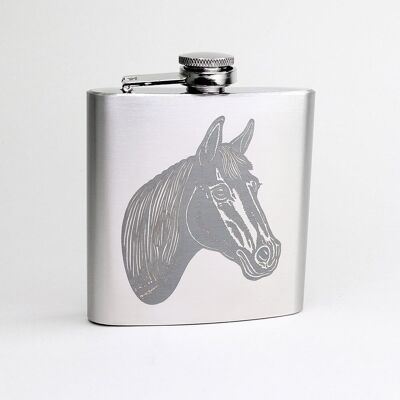 Horse 6oz Hip Flask