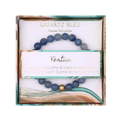 Pulseras de acero y piedras naturales