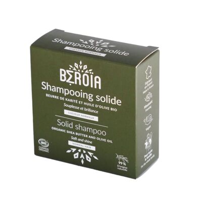 Solid shampoo - Normal hair, woody scent