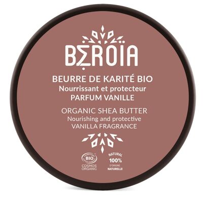 Burro di Karitè Biologico - Profumo naturale di vaniglia
