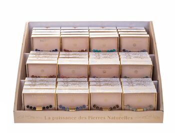 Bracelets Talisman en Acier & Pierres Naturelles 1