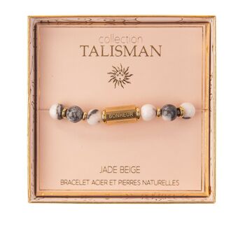 Bracelets Talisman en Acier & Pierres Naturelles 4