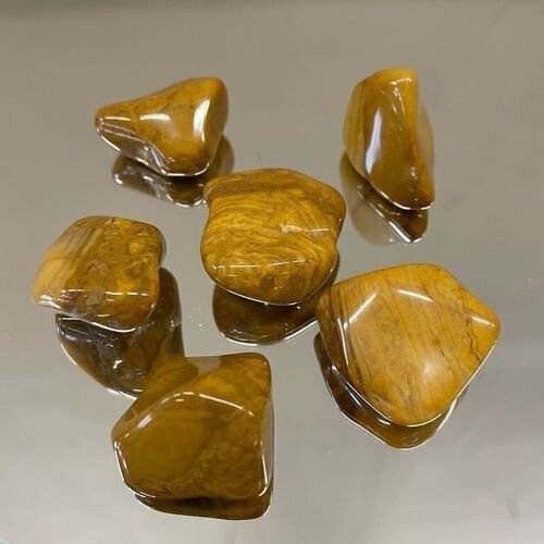 Yellow Jasper Stone; Price per 100 grams