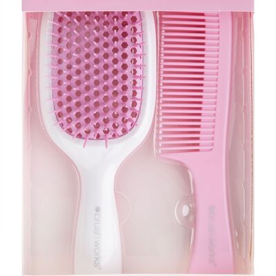 Brushworks Blowdry Brush and Comb