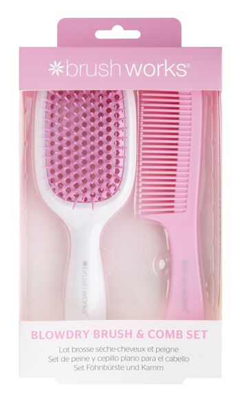 Brosse et peigne Brushworks 1