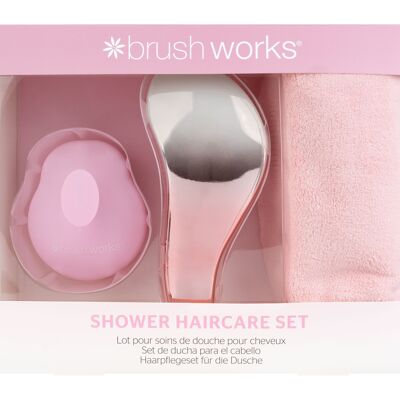 Set per la cura dei capelli della doccia Brushworks