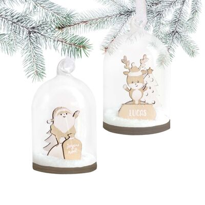 Santa Claus snow globe - Merry Christmas