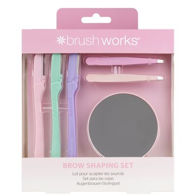 Brushworks Brow Shaping Set