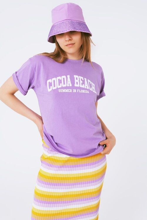 purple t-shirt cocoa beach florida
