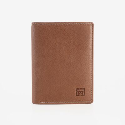 Leather wallet for men, leather color, Series 1977/LEATHER. 8x11cm