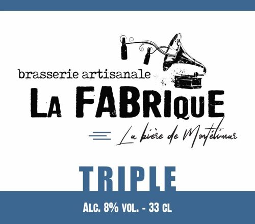 Bière bouteille 33cl Triple - 9 % vol.Alc.