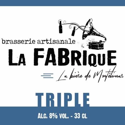 Bière bouteille 33cl Triple - 9 % vol.Alc.