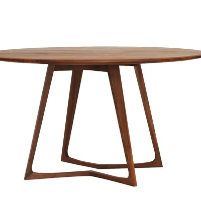 Table Twist ronde Ø120 — Noyer américain