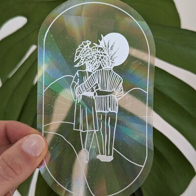 SUNCATCHER sticker Amoureux