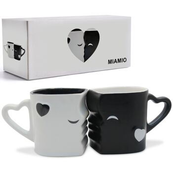 MIAMIO - Tasses à café s'embrassant ensemble cadeau / Noël petite amie petit ami 6