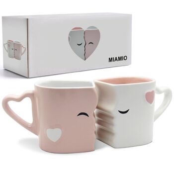 MIAMIO - Tasses à café s'embrassant ensemble cadeau / Noël petite amie petit ami 7
