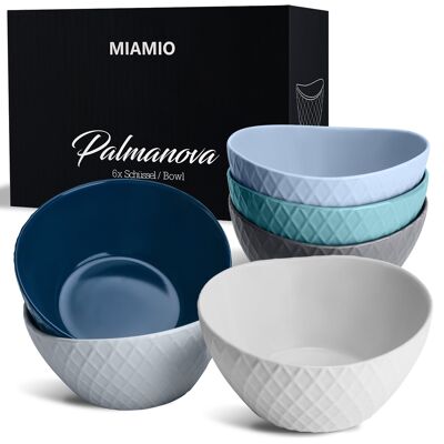 Bowl set Palmanova collection (6 x 800 ml)