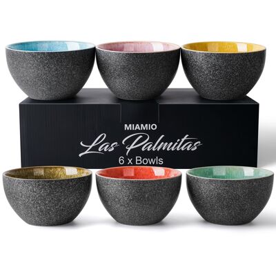 Ensemble de bols Collection Las Palmitas (6 x 750 ml)