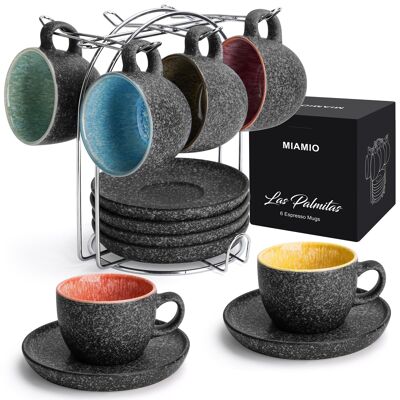 Espresso cup set Las Palmitas collection (6 x 80 ml)