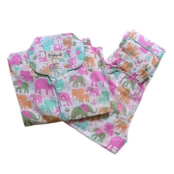 Costume de nuit pour enfants, vêtements pour enfants - "Pyjama Kurta en tissu de coton pour enfants" 2