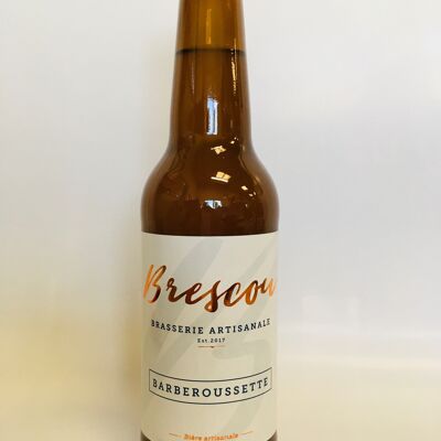 Barberoussette Beer (Wheat Pale Ale) at 4.5% Alc