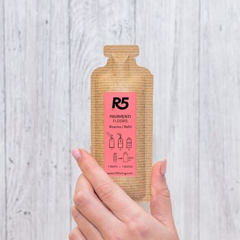 R5 Recharge Floors - 2 recharges pour deux bouteilles de 750 ml - Fabriqué en Italie 2