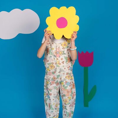 Antibes jumpsuit - Flower Power